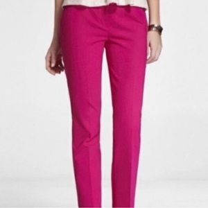 EXPRESS Editor Hot Pink Ankle Pant